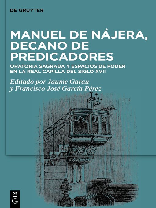 Cover image for Manuel de Nájera, decano de predicadores